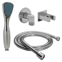 Duschbrause Handbrause Brausekopf Mit Schlauch 200 Cm Halterung Wandanschluss