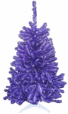 Minnesota Vikings 4ft Purple & White Christmas Tree Full High Quality NFL