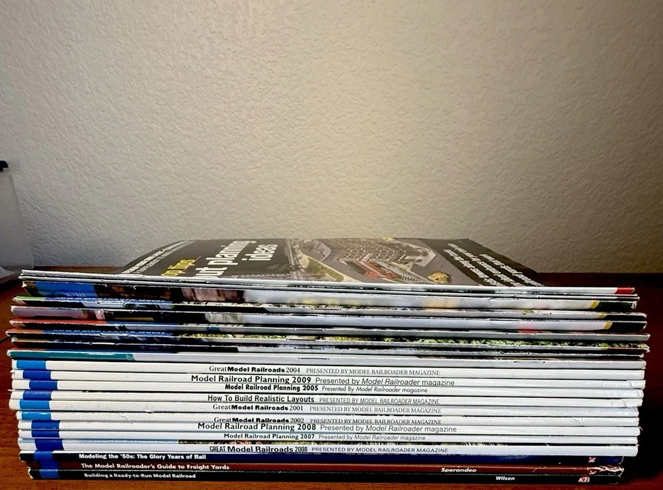 Lote de 20 volúmenes de planificación de ferrocarriles/modelos ferroviarios grandes - Set cargador Foto 2 de 4