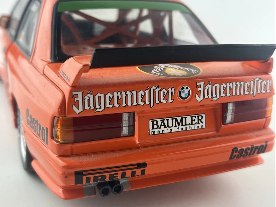 1:18 Minichamps BMW M3 E30 N 20 Jägermeister DTM 1992 Gardner DIE CAST - Bild 3 von 4
