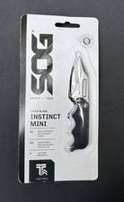 Sog Specialty Knives Tools Instinct Mini Fixed Blade Knive Sog-nb1002-cp New Sog Specialty Knives Tools Instinct Mini Fixed Blade Knive Sog-nb1002-cp New