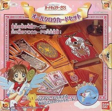 Jeu de cartes Bandai Cardcaptor Sakura All Clow 1999 utilisé rare