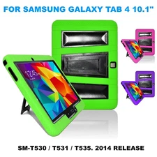 Tablet Case for Galaxy Tab 4 10.1" SM-T530 Heavy Duty Shockproof Kickstand