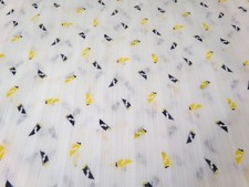 Sail Boat Fabric Blend lightweight/sheer . See Pic for Drape. 36x44. M26-189