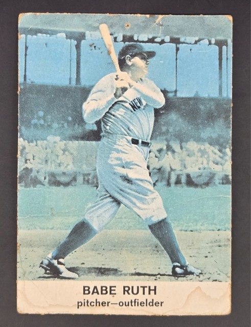 1961 Golden Press Hall of Fame - Babe Ruth #3 POOR