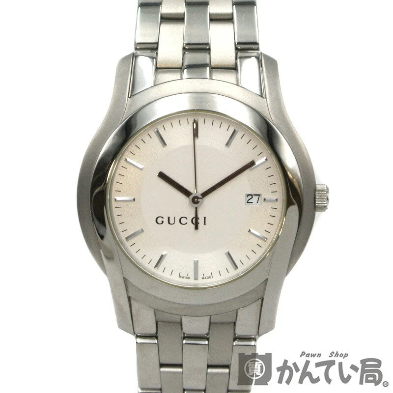 Montre Gucci Qz Argent Ss 5500Xl Occasion   B