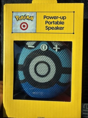Target x Pokémon Power-up Portable Speaker Bluetooth USB-C Water Resistant