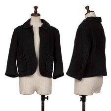 COMME des GARCONS Wool Nylon Buttonless Jacket Black S