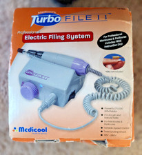 MEDICOOL'S Turbo File II Professional Manicure Pedicure Nail Filing System