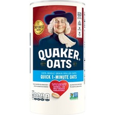 Whole Grain Oats Quick 1-Minute Instant Oats 18Oz - 2 Pack