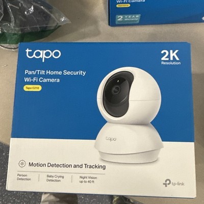 TP-Link Tapo C210 2K Pan Tilt Wi-Fi Security Camera - White