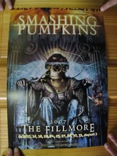 Smashing Pumpkins Poster The Fillmore Scuba On Throne July 15- August 1 2007