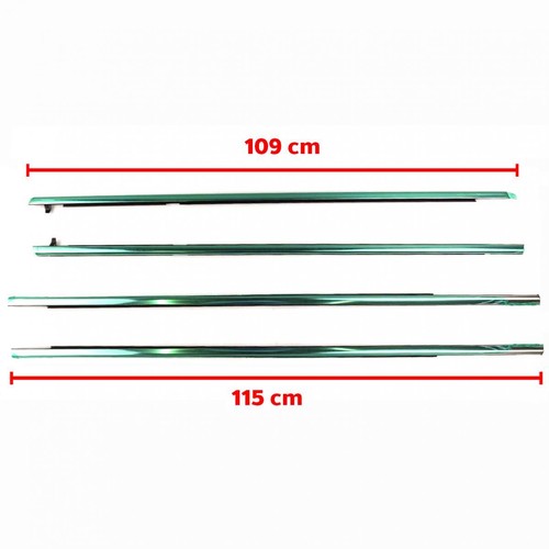 Weatherstrip Door Belt Set 4 LH+RH Fits Honda Accord CM5 4D Sedan 2003-05 E05 - Picture 4 of 9