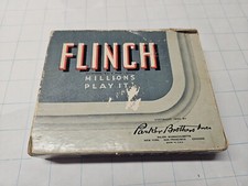 Flinch A Famous Family Game USED complete Parker Brothers Inc. circa 1951