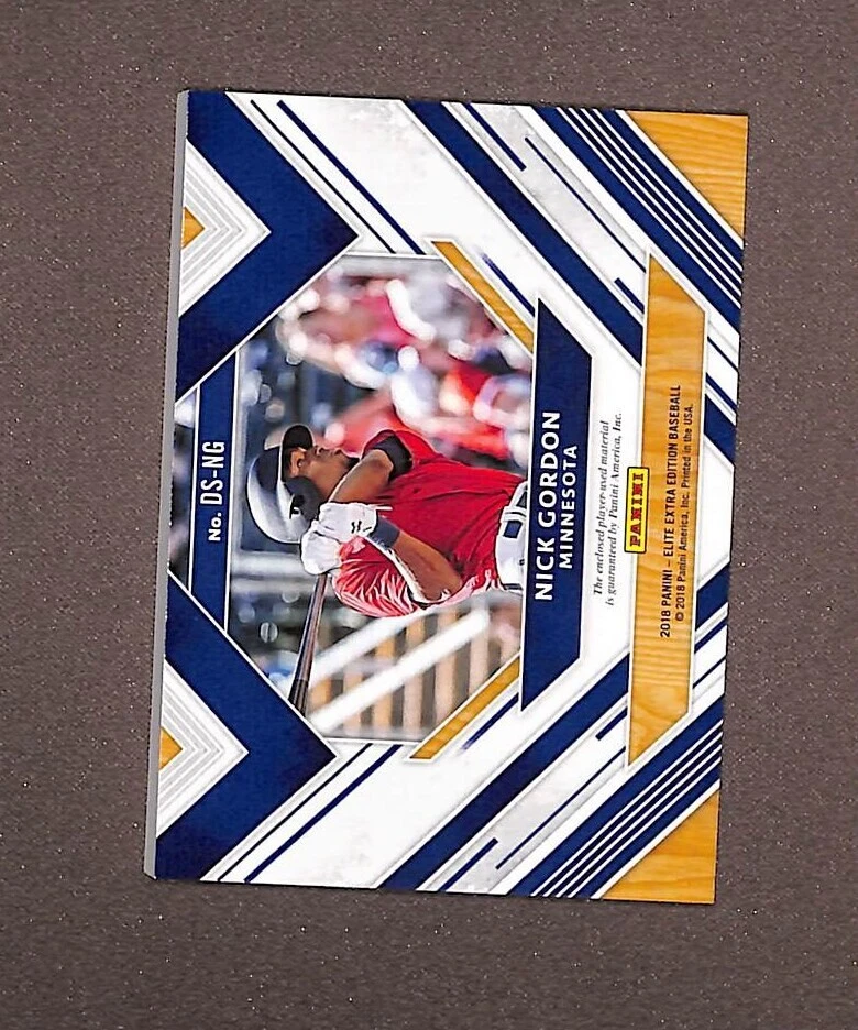 2018 Panini Elite Extra Edition Dual Silhouettes #DS-NG Nick Gordon /5 - Image 2 of 3