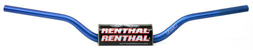 Guidon 28.6mm MX Fatbar bleu CR High pour moto cross et enduro
