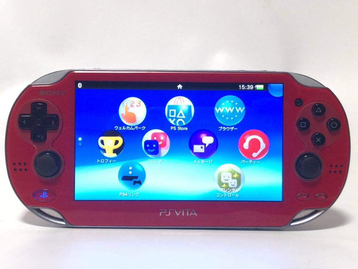 PS Vita PCH-1000 ZA03 Red Video Game Console JAPAN sony | eBay