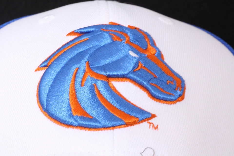 NEW Boise State University Broncos BSU Zephyr Hat Baseball Stretch Fit Adult L - Image 3 of 4