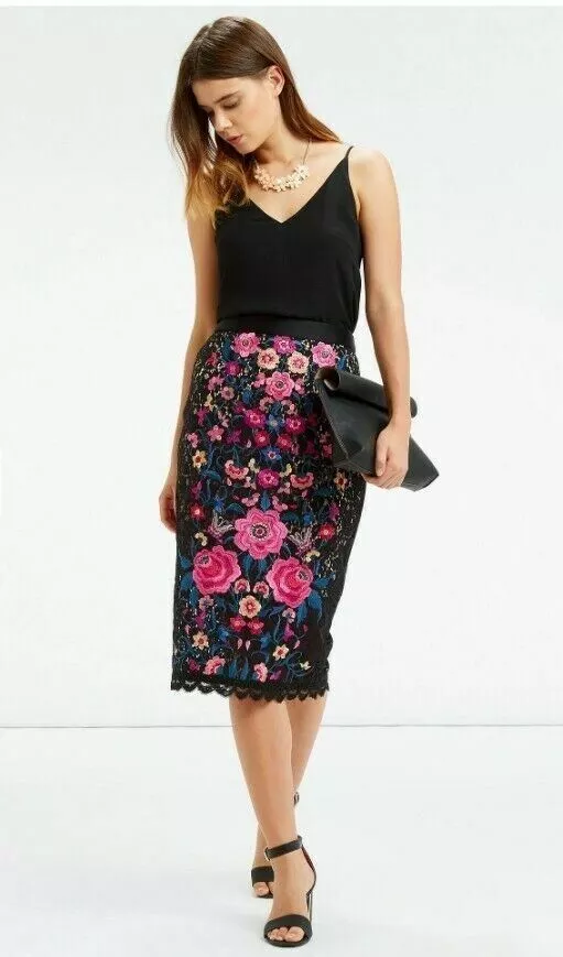 Floral pencil top skirt oasis