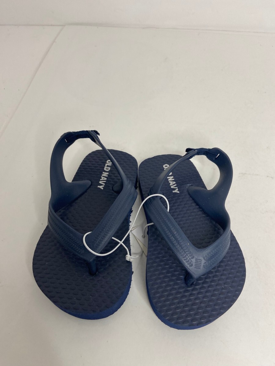 🥝 OLD NAVY TODDLER BABY KIDS SANDALS FLIP FLOPS BLUE SIZE NWT P6