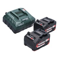 Metabo Basis Set 2X Li-Power Akkupack 18 V 4,0 Ah Cas Li-Ion + Asc 55 LadegeräT