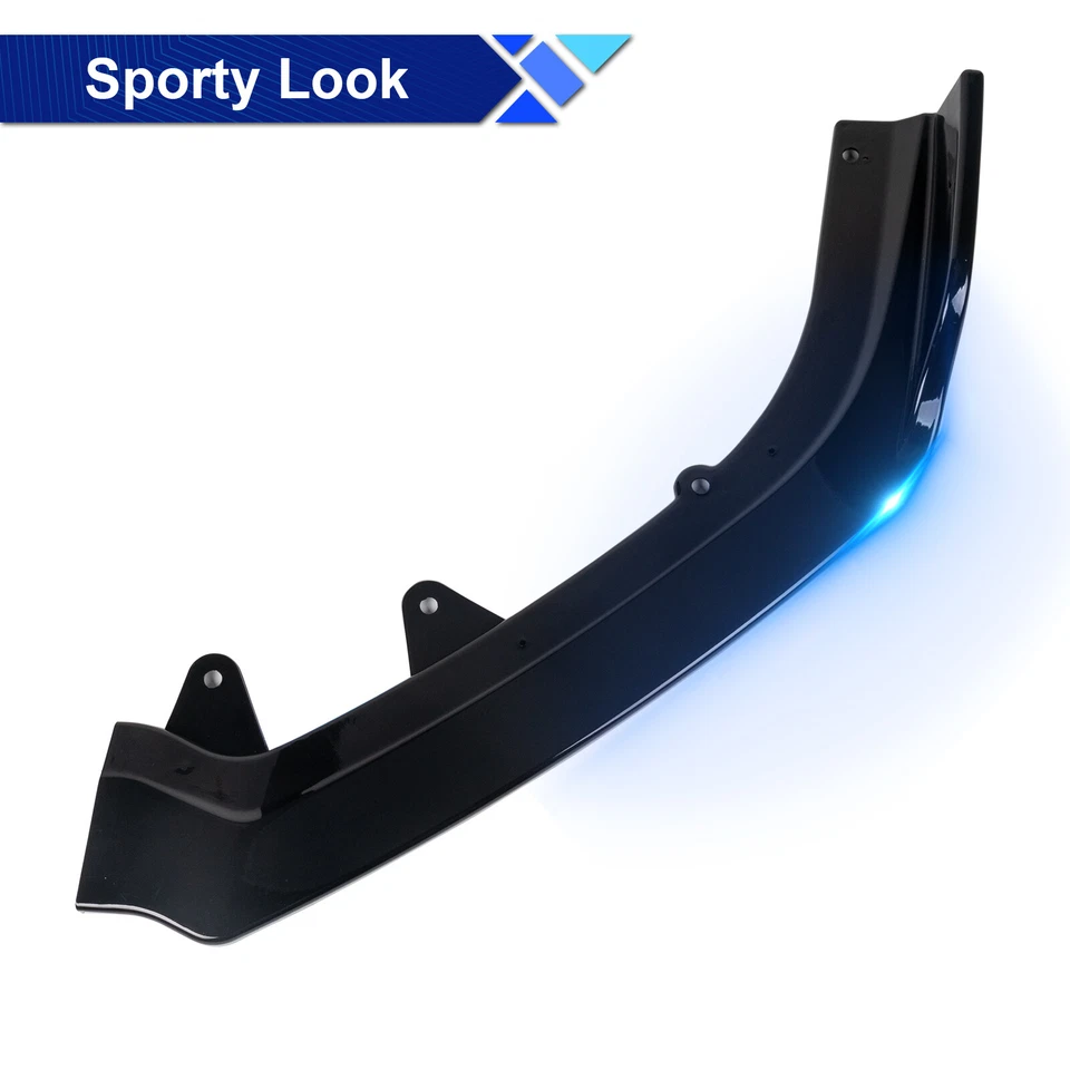 Custom For Nissan Altima 2019-2024 Front Bumper Lip Front Splitter Chin Glossy Foto 4 de 4