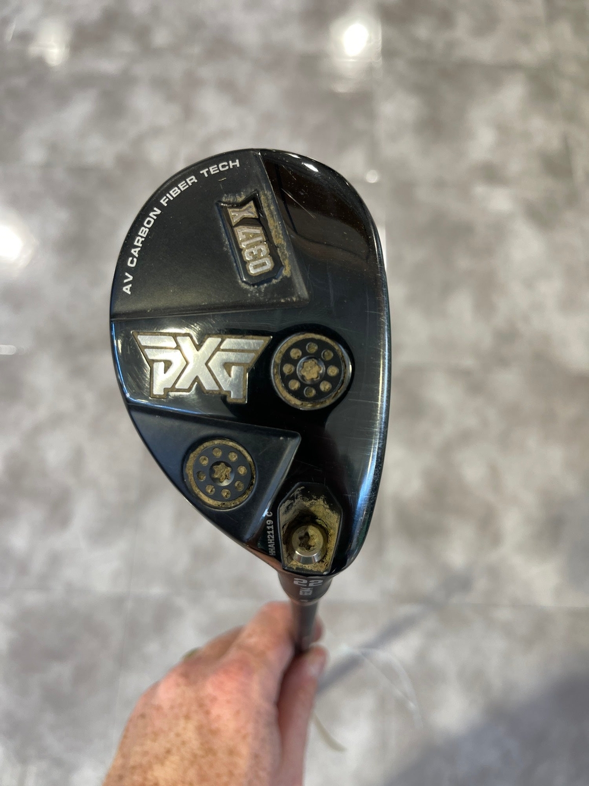 Used Men's PXG 0317XF Hybrid Right Handed Regular Flex 22