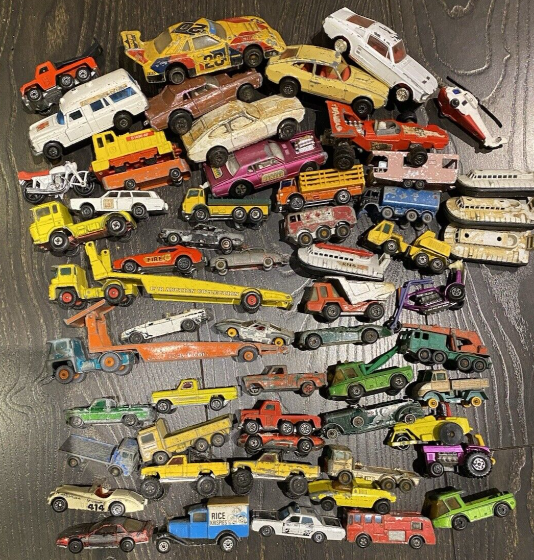 Vintage Matchbox Lesney Cars & Trucks Large Joblot
