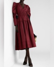 Ulla Johnson Womens Martine Dress - Bordeaux Size 6