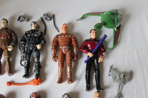 Star Trek Next Generation Locutus Klingon ALIENS 10 figure lot Vintage Playmates - Picture 4 of 6