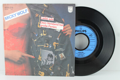 7'' Single  MICKY WOLF - Liebe ade (CV: J.J.Cale / Love has been gone) 1982