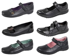 m and s girls school shoes