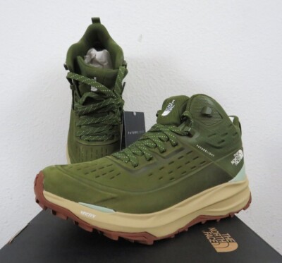 NWT Womens The North Face Exploris 2 Leather Mid Futurelight Boots - Olive