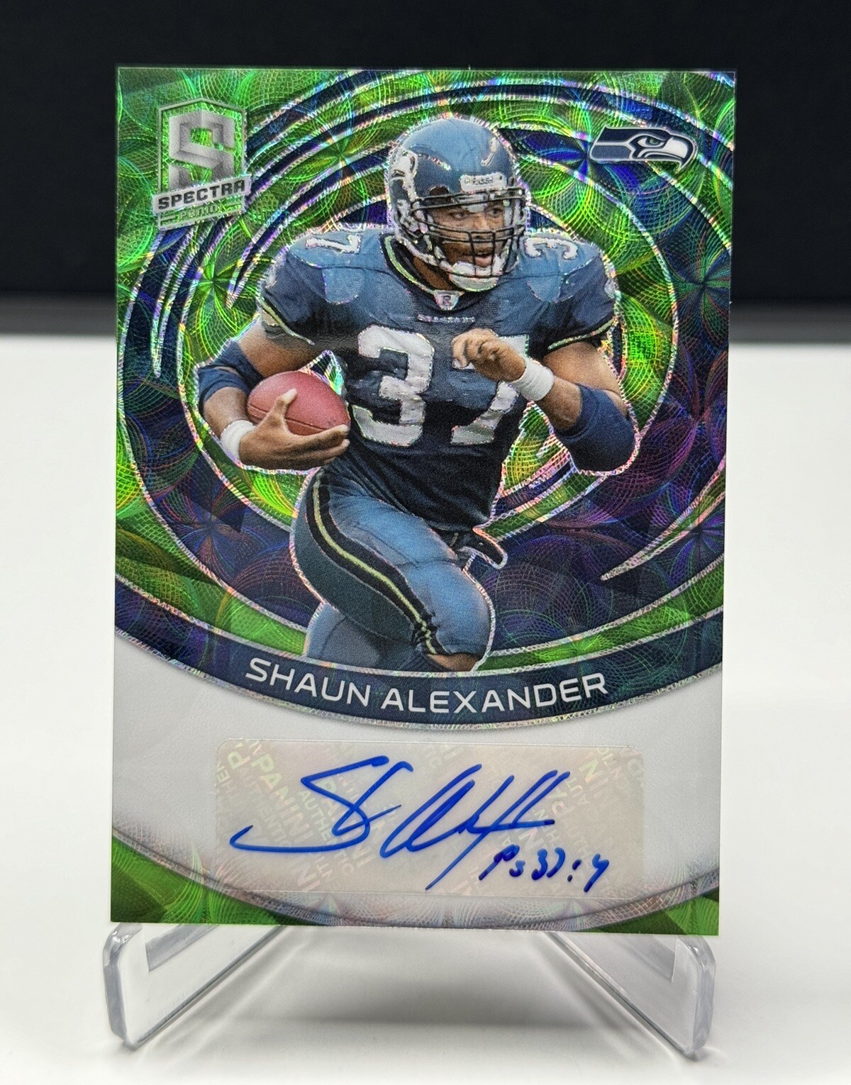 2023 Shaun Alexander Panini Spectra Signatures Auto /35 Seahawks eBay