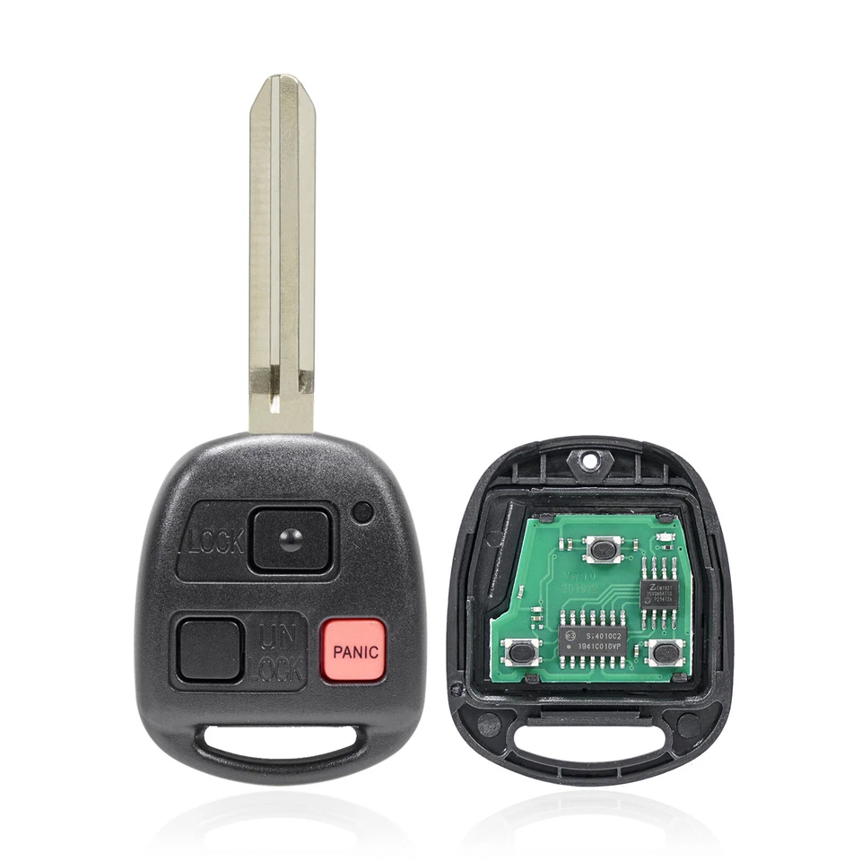 2 Para 2003 2004 2005 2006 2007 Toyota Land Cruiser Entrada Mando a Distancia Llavero HYQ12BBT Foto 4 de 4