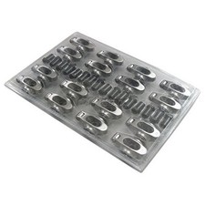 Cxracing Roller Rocker Arms 1.6 716 Stainless For Chevy Sb V8 Sbc 283 350 400