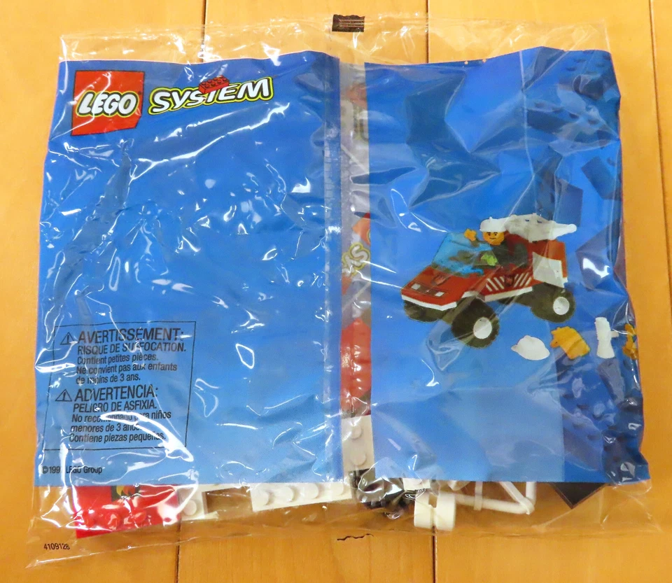 NISP VTG 1997 LEGO System 6554 Town FIRE BLAZE BRIGADE Rescue Truck Set - Image 2 of 3