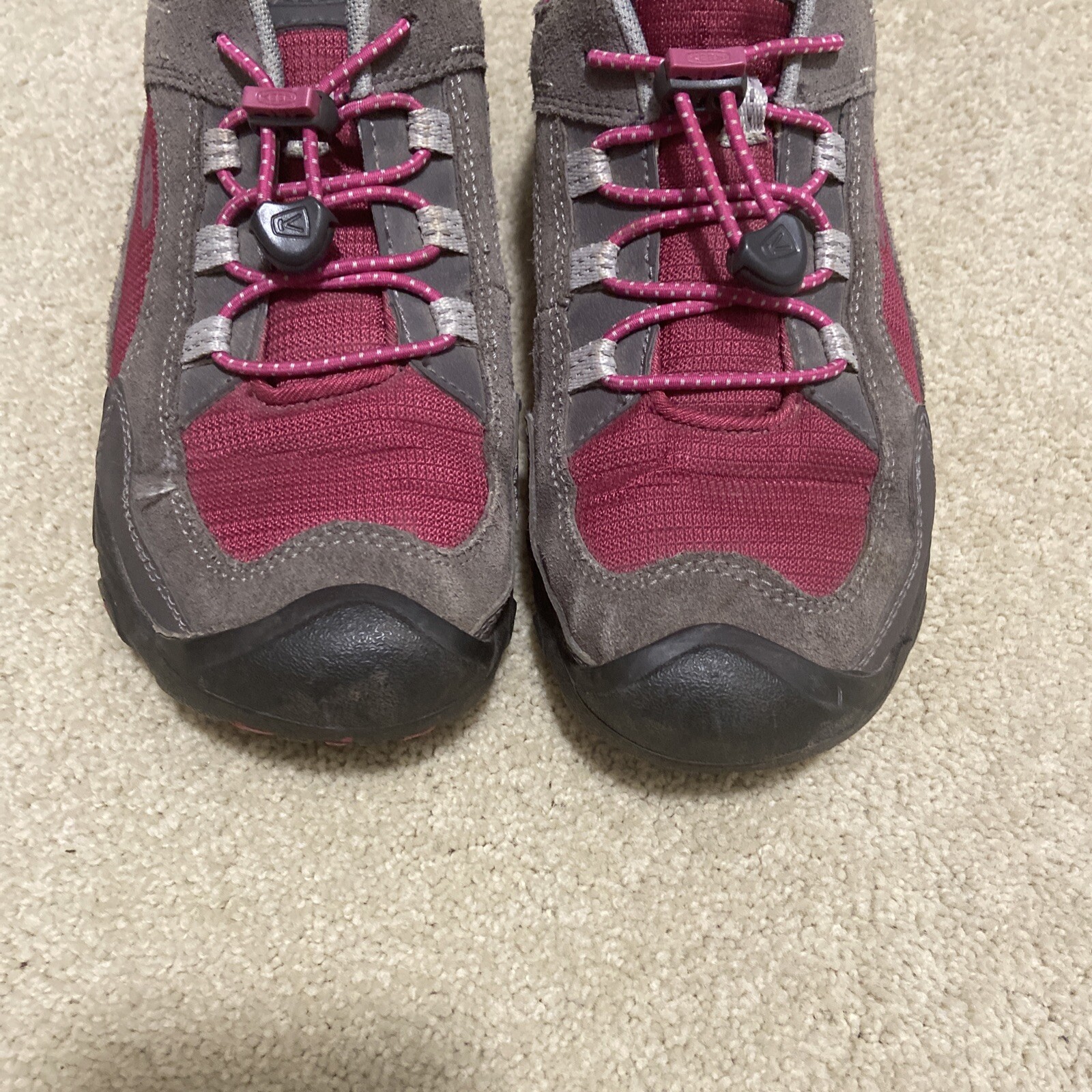 KEEN Scarpe basse da trekking basse impermeabili Koven da donna giovani 1011913 rosa grigio taglia 6