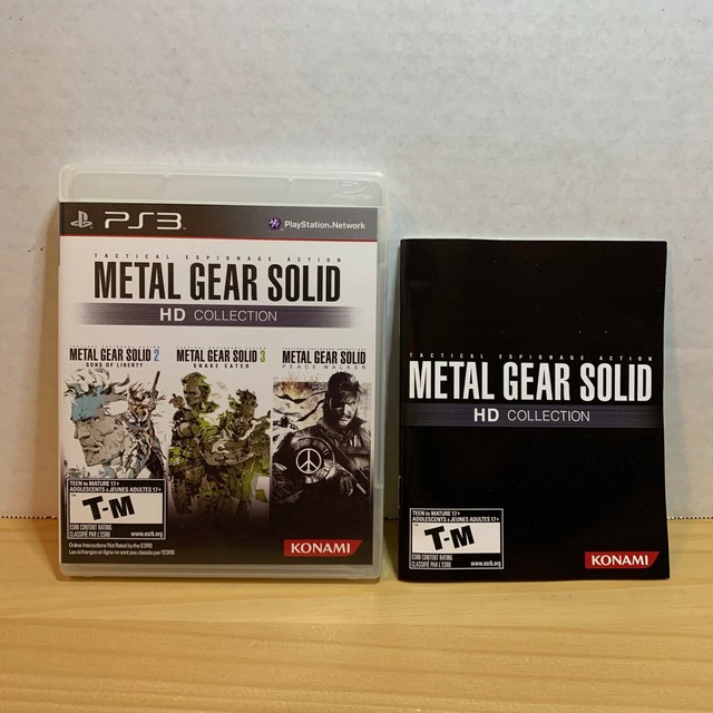 mgs hd collection ps3
