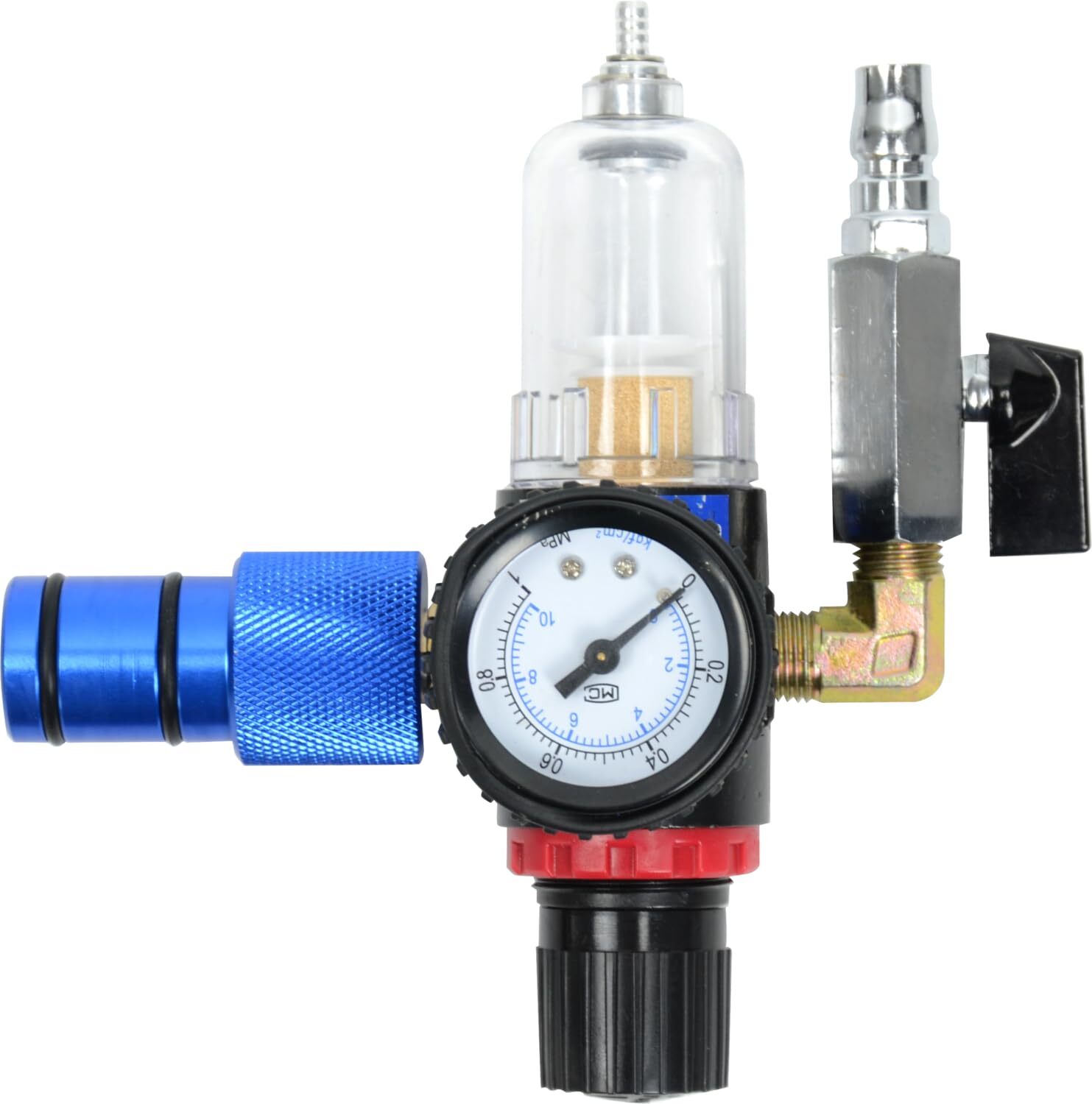 Rubinetto di scarico con riduttore di pressione