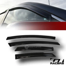 For 2010-2015 Prius Sun/Rain Guard Smoke Shade Vent Deflector Window Visors 4pc