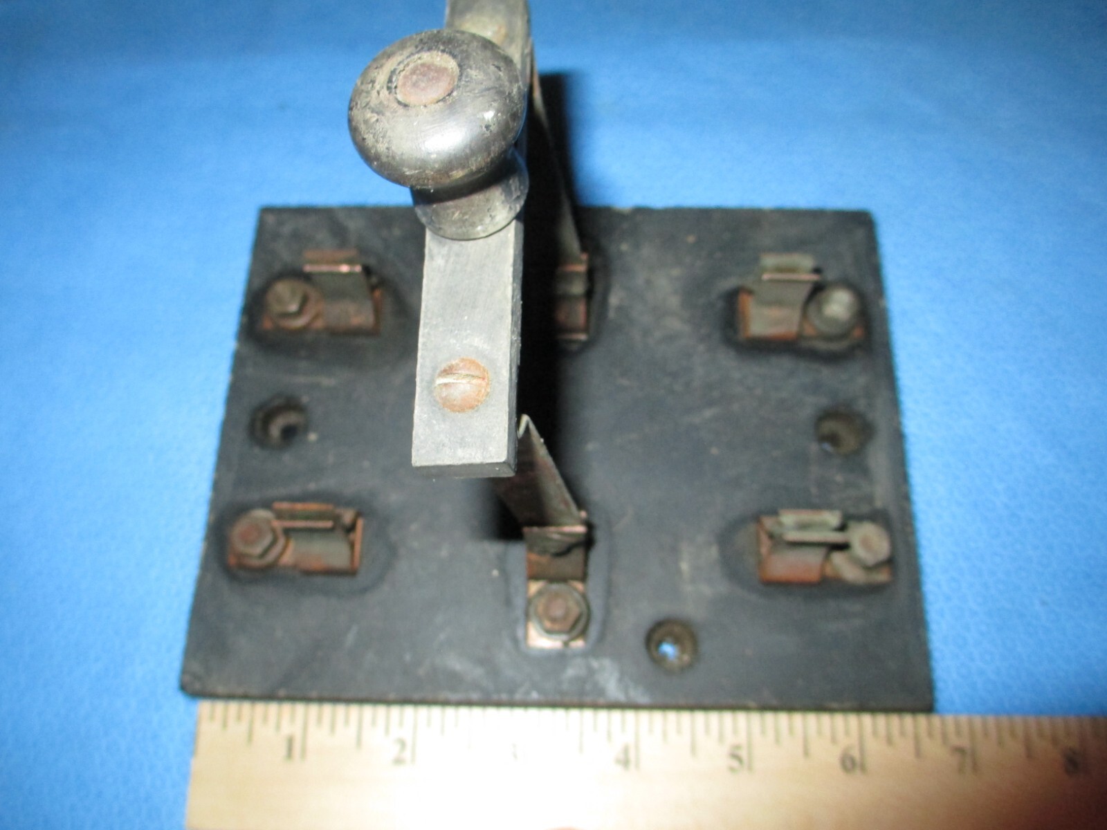 Vintage BARKELEWB Double Pole, Single Throw Knife Switch 30A 250V C17