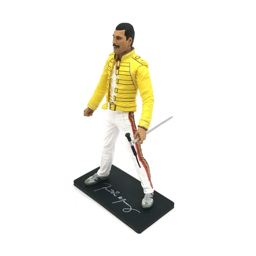 NECA Queen Rock Band Freddie Mercury The Magic Tour 18cm Action Figure Model Toy - Picture 15 of 18