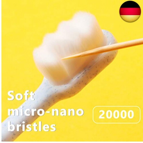 4 Stück Extra Weiche Zahnbürsten 20000 Borsten Zahnbürste Mikro Nano Ha - Bild 5 von 7