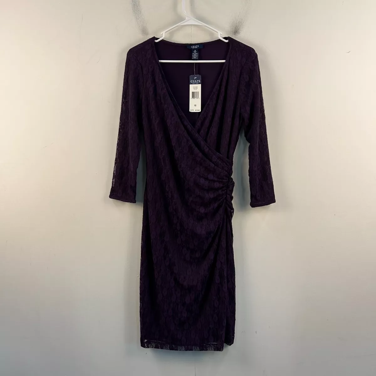 Chaps purple dress store