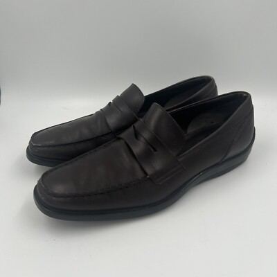 Tod s Men s Brown Leather Penny Loafer Drivers Size 8.5 (9.5 US) Slip-On Driving