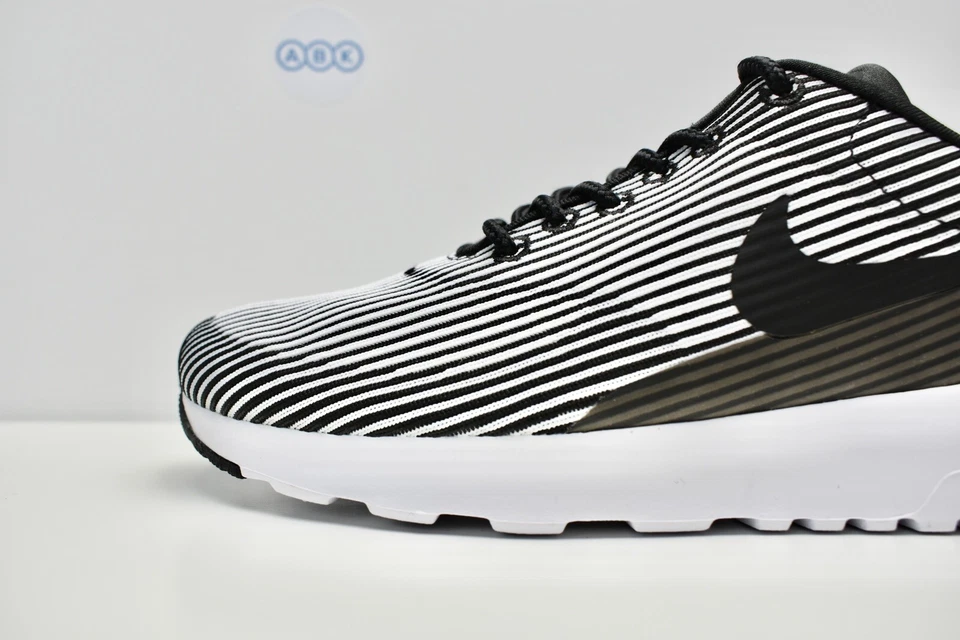 Nike Air Max Thea KJCRD Damen-Nadelstreifen schwarz weiß metallic silber UK-Größe 4,5 - Bild 4 von 4