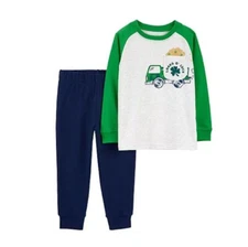 Carter’s Green Loads of Luck Boys 2 pc Set Size 5T NWT