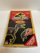 Colorforms 1992 : JURASSIC PARK - Play Set - Sticker Play Set Not complete 2A