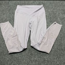 Fabletics Leggings Yoga Small Women's Ladies Gray Sheer Leg Athleisure Pants
